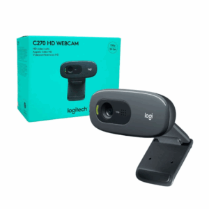 Webcam HD Logitech C270 720p 30 FPS Microfone Integrado USB 2.0